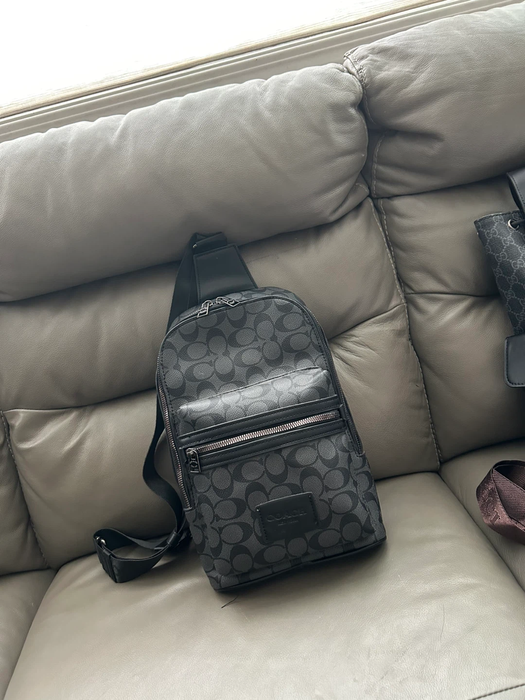Coach West Pack Sling Bag in Signature Canvas