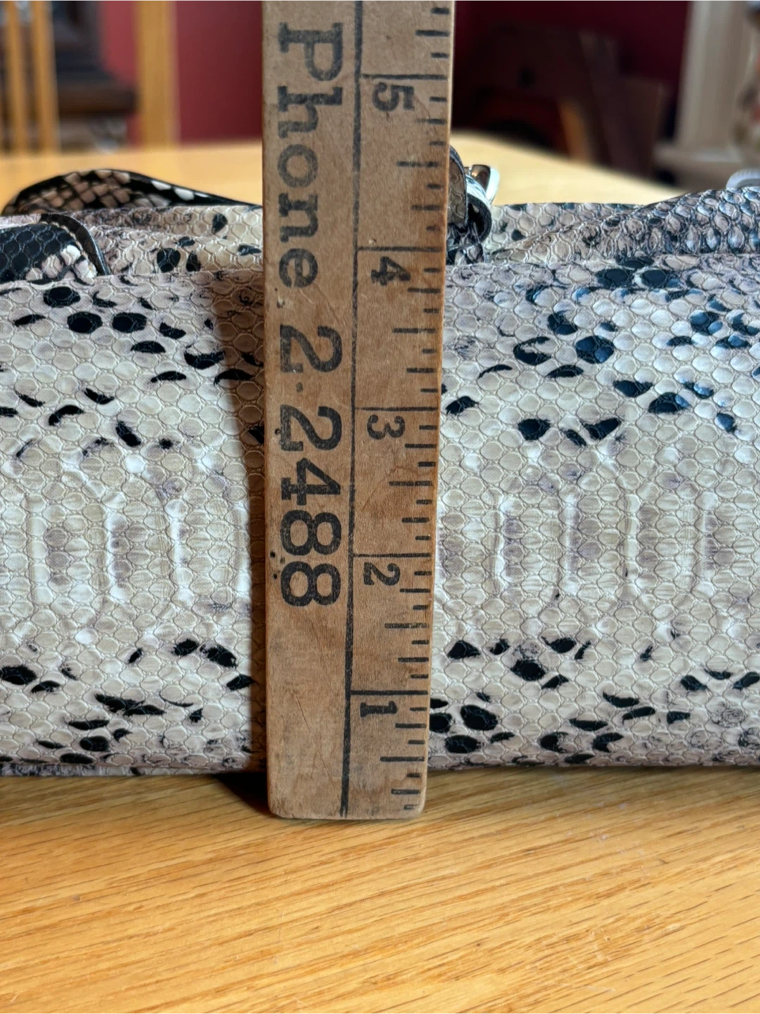Snakeskin Pattern Crossbody Bag - photo 5
