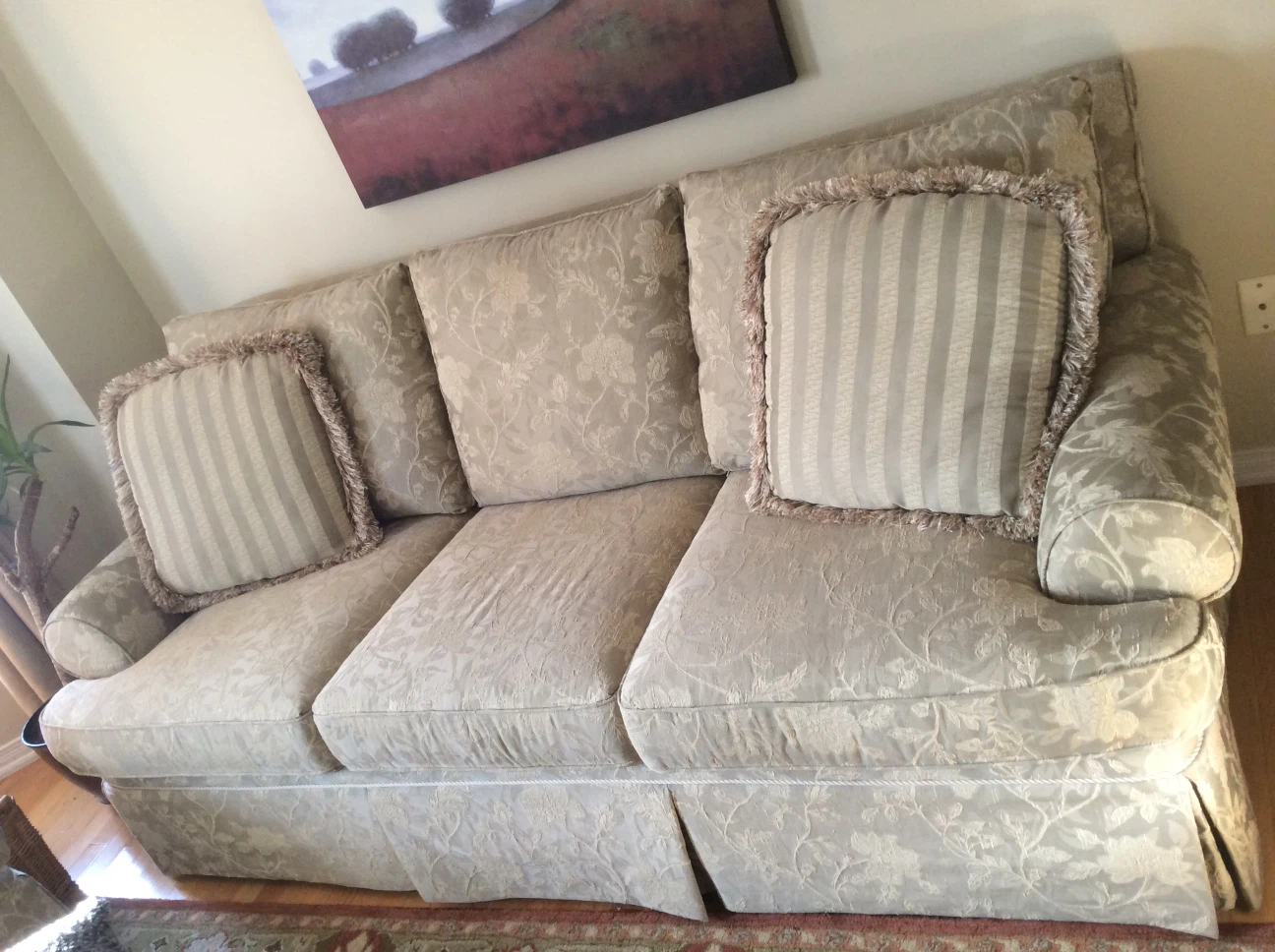 Floral pattern sofa