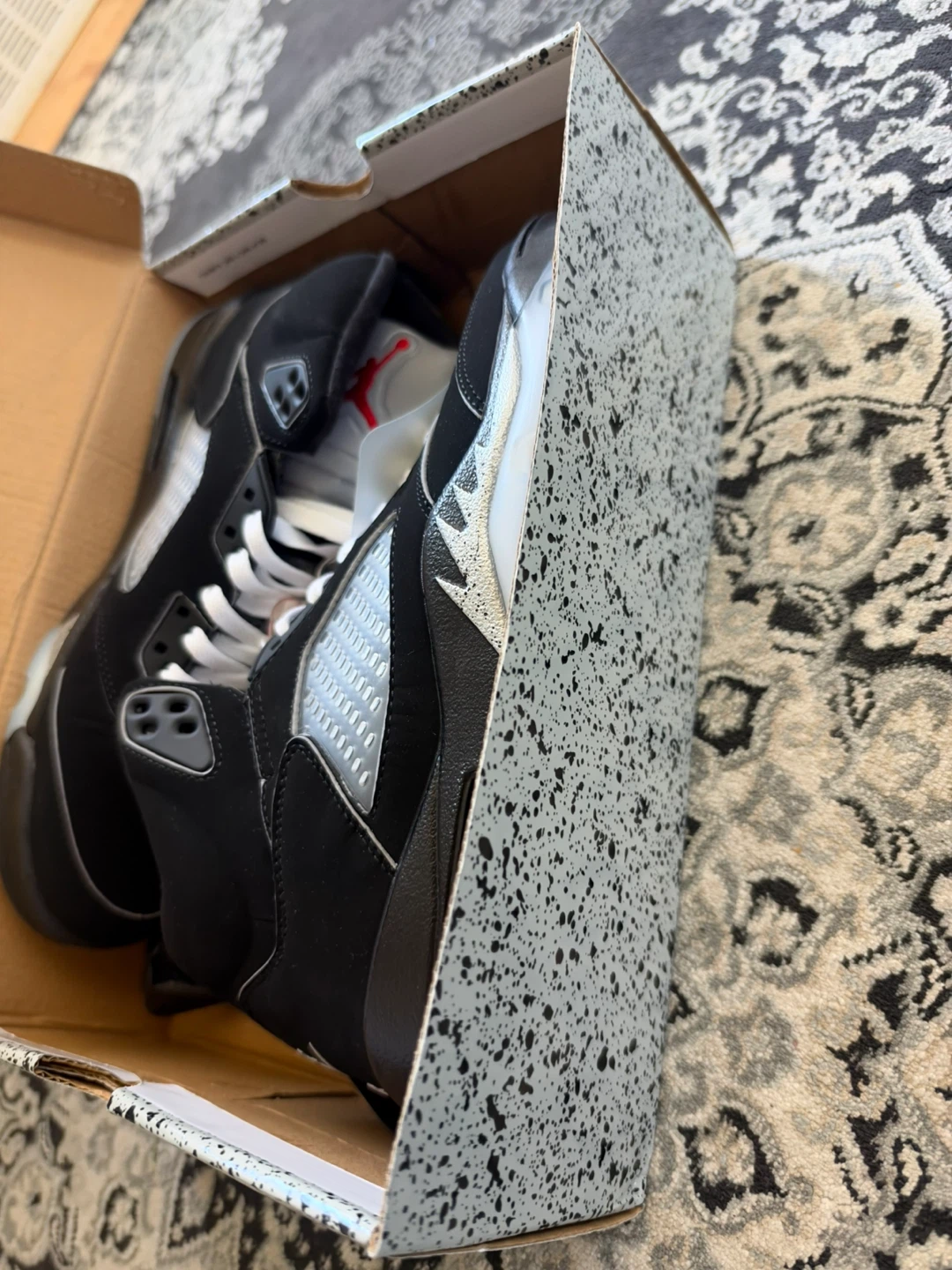 Air Jordan 5 Retro Black Metallic - photo 3