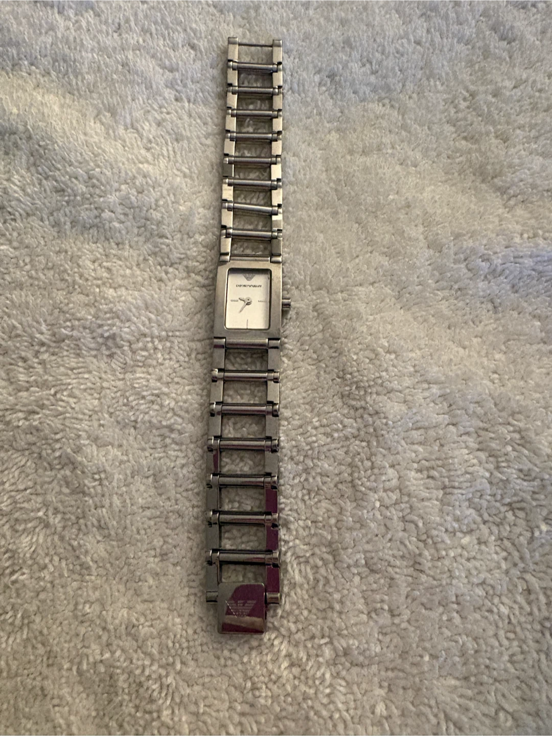 Emporio Armani Silver Tone Bracelet Watch