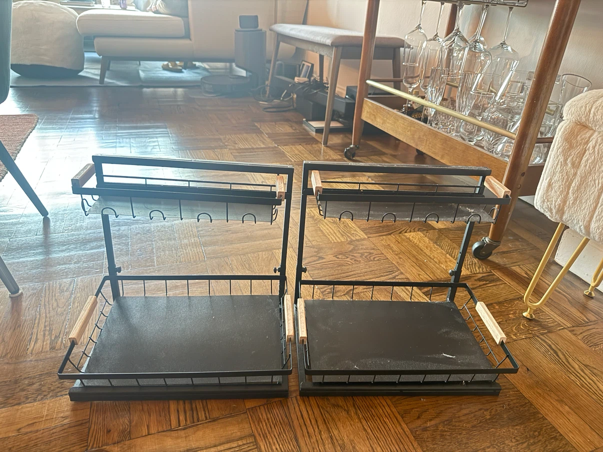 Under Sink Organizer Rack Set