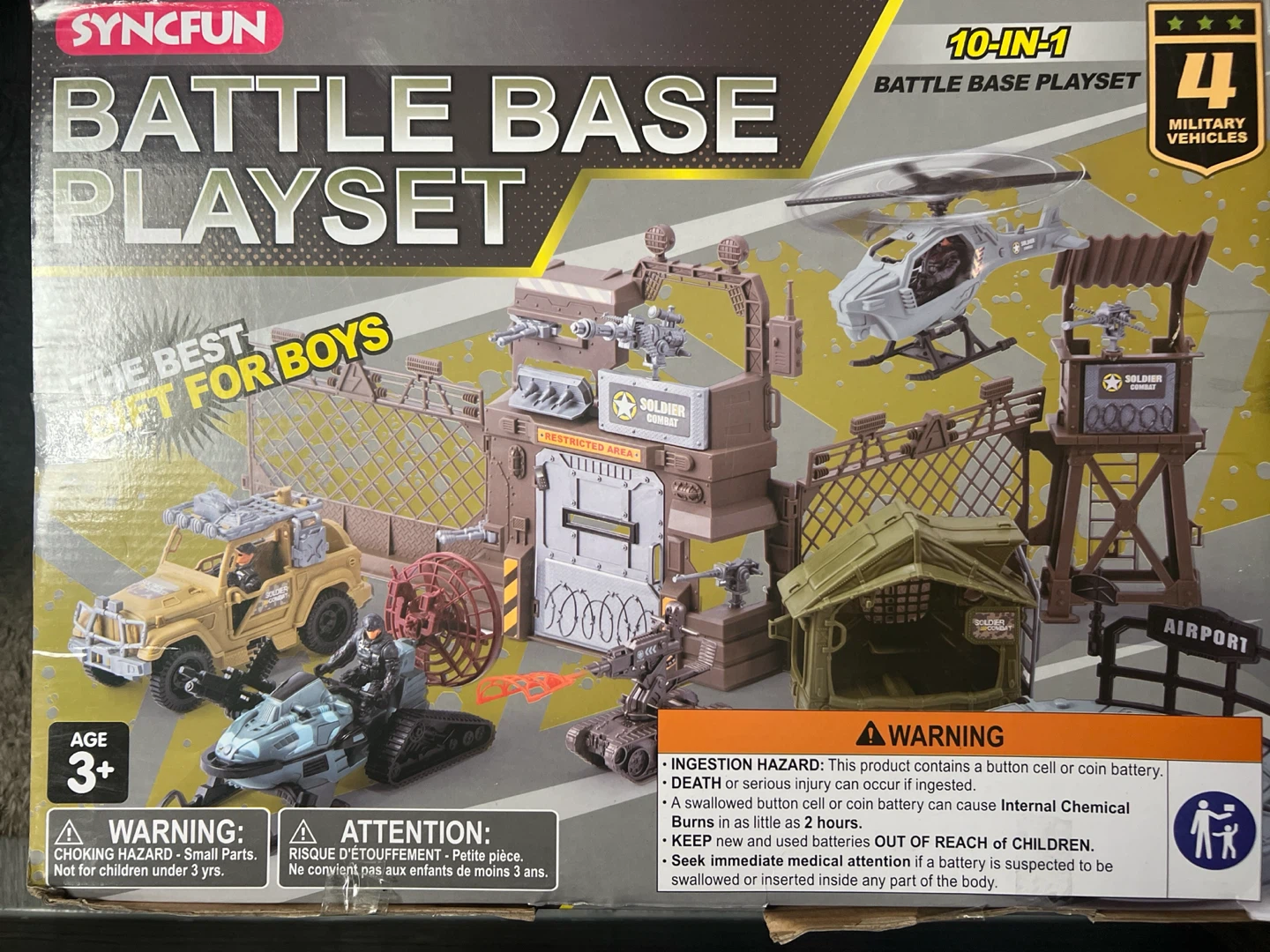 Syncfun 10-in-1 Battle Base Playset