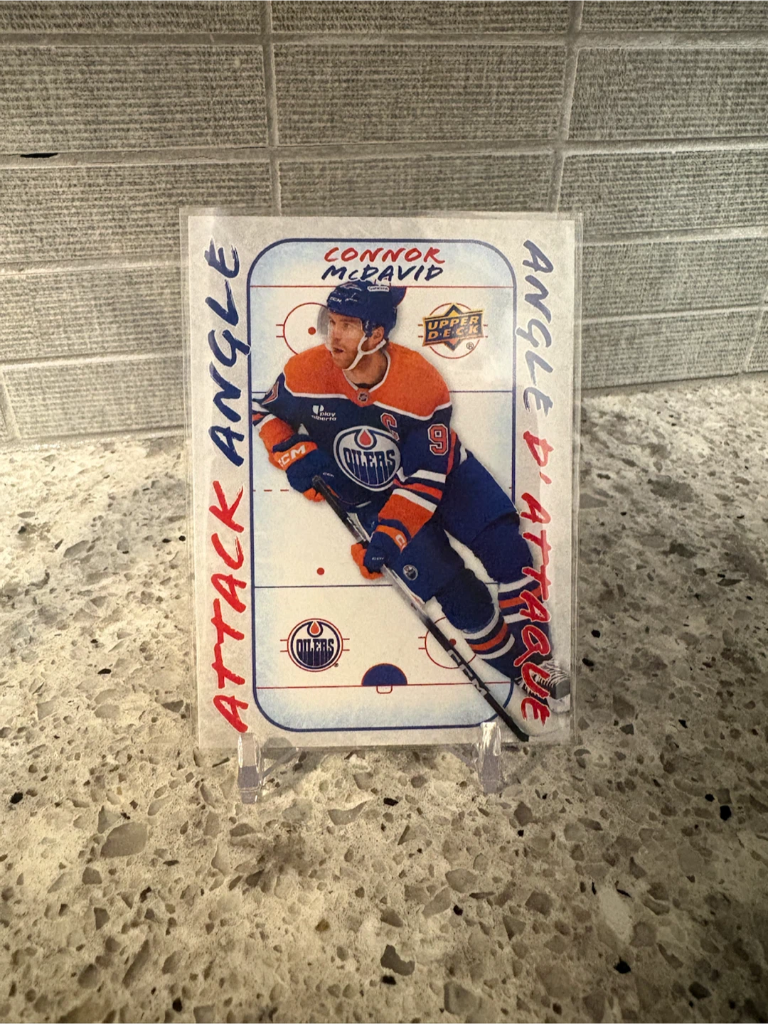 Connor McDavid Attack Angle Tim Hortons Card