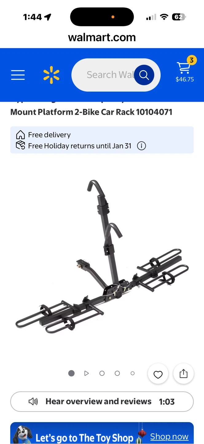 Hyper Tough 2-Bike Platform Carrier - photo 3