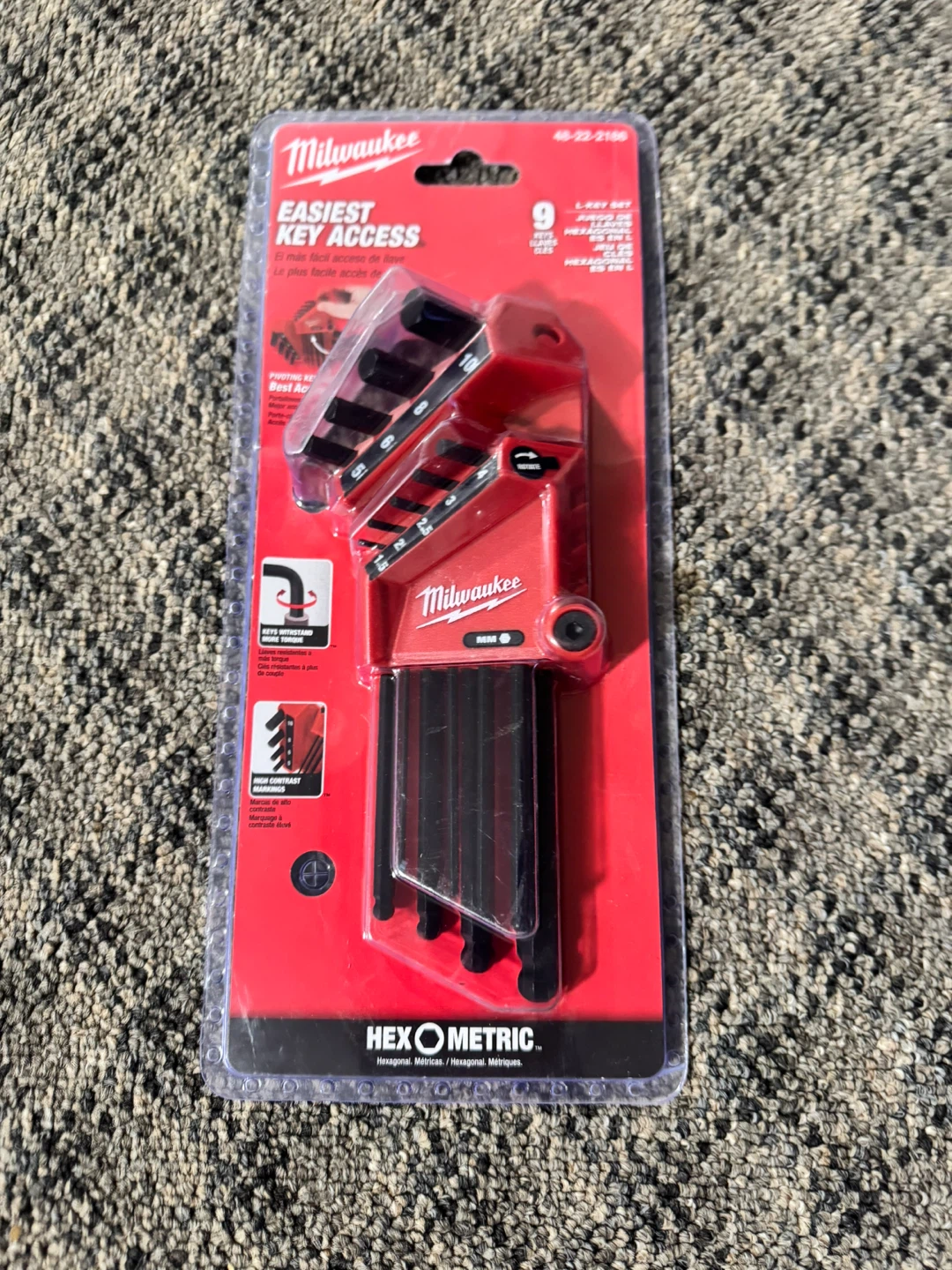 Milwaukee 9-Piece Metric L-Key Set