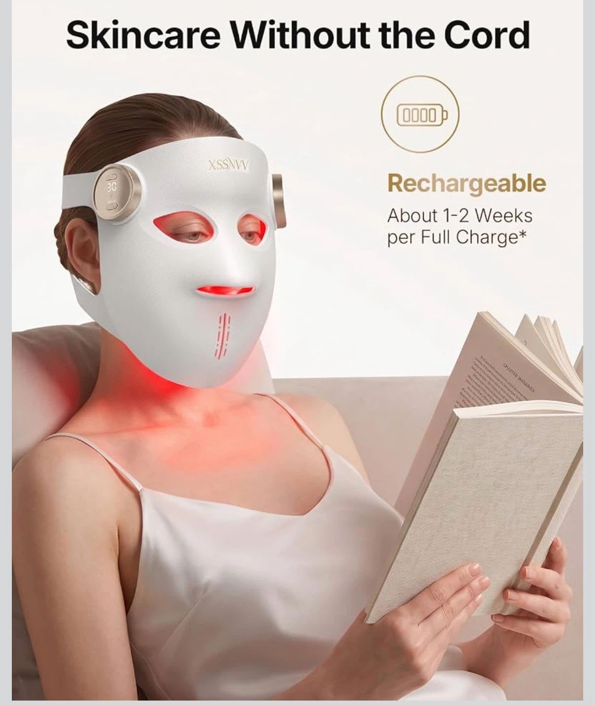 XSSNVV LED Light Therapy Mask - photo 5