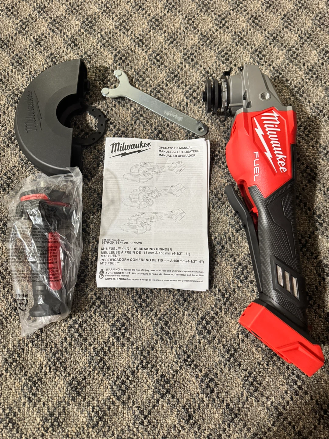 Milwaukee M18 FUEL Braking Grinder