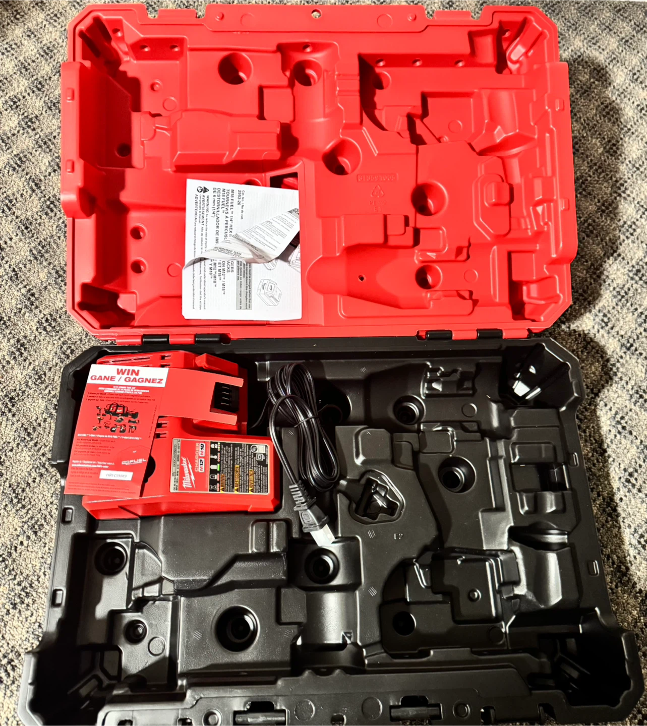 Milwaukee M18 FUEL Tool Case and Charger