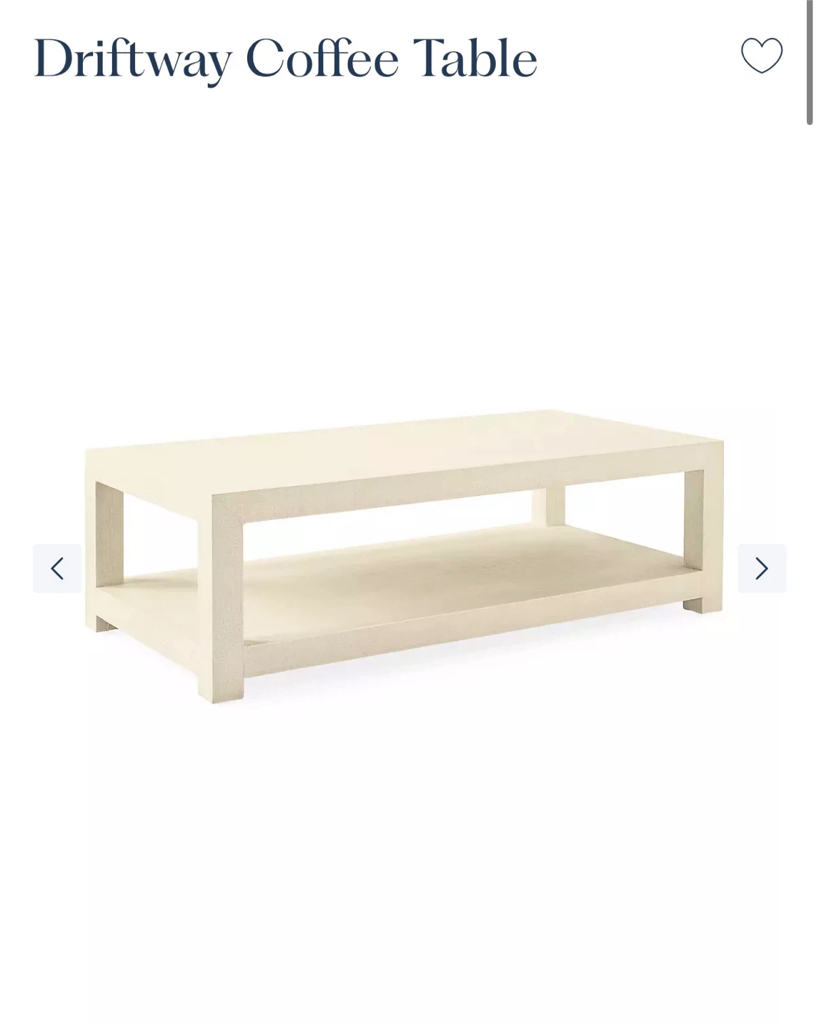 Driftway Coffee Table - photo 2