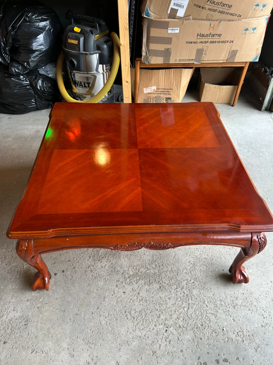 Vintage Style Wood Coffee Table