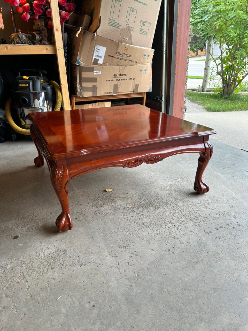 Vintage Style Wood Coffee Table - photo 2