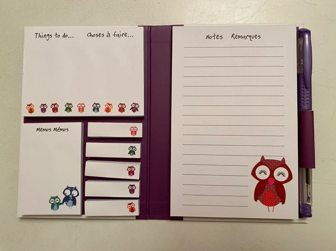 New: Sticky Notes Folder w/ Pen - photo 2