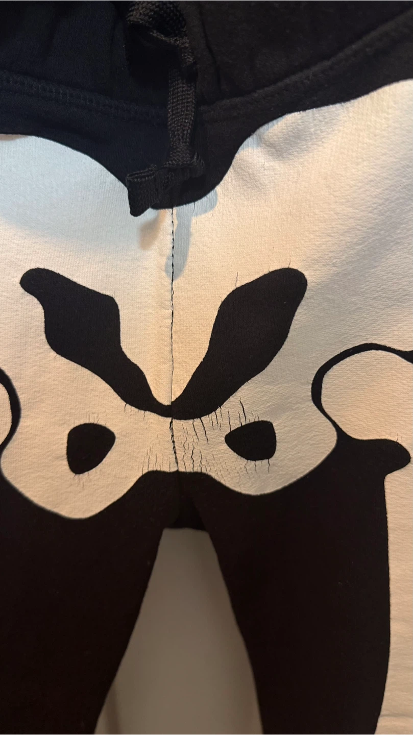 Kids Skeleton Hoodie and Jogger Set 5-6 yrs old - photo 2