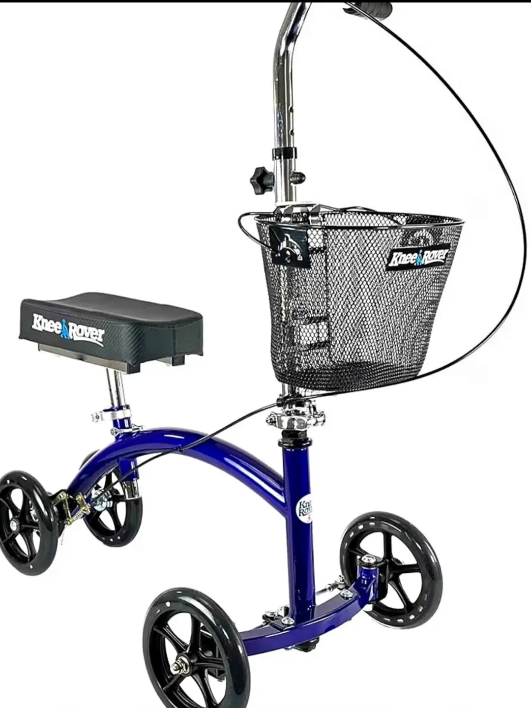 KneeRover Steerable Knee Scooter Walker with Basket