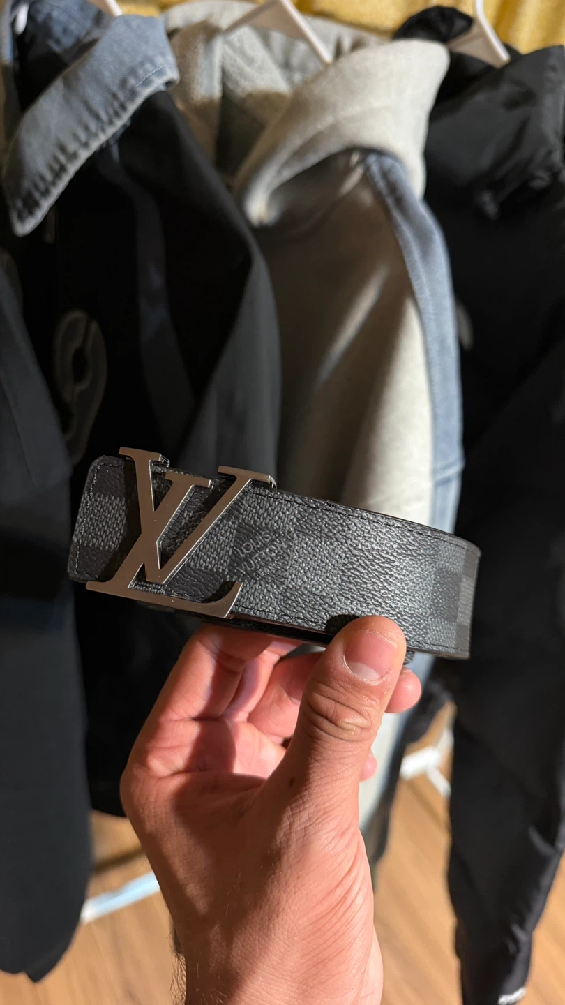 Louis Vuitton Damier Graphite Belt