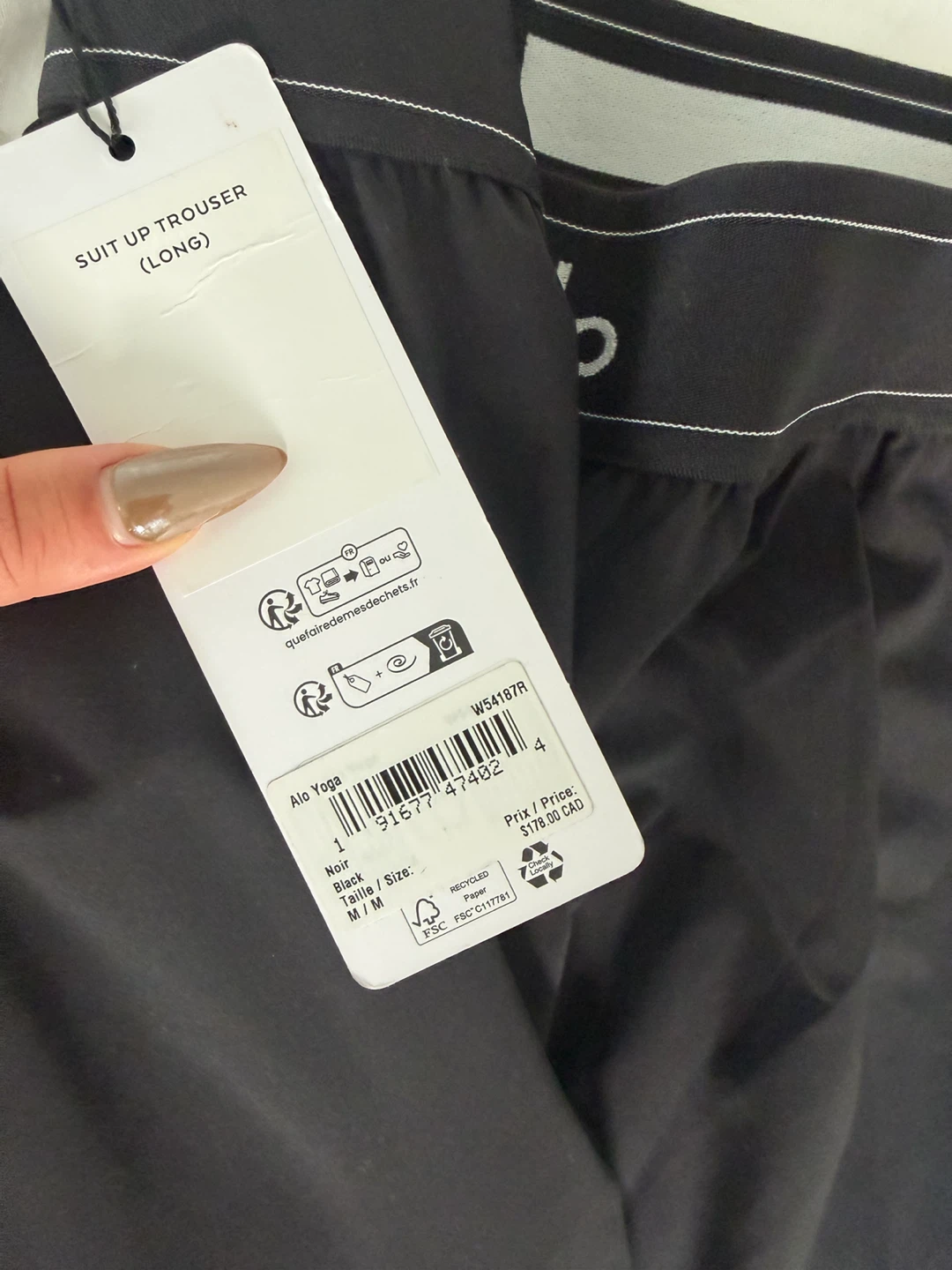 Alo Yoga Suit Up Trouser Black - photo 2