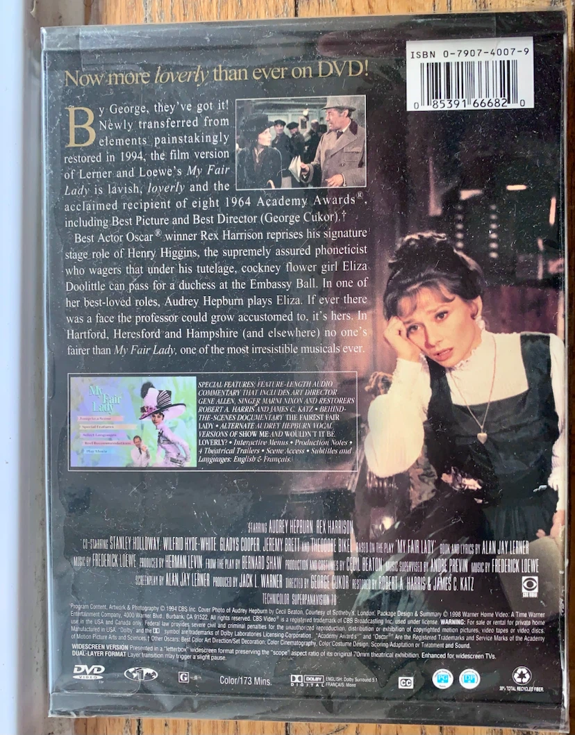 My Fair Lady DVD in original sealed edition package - photo 2