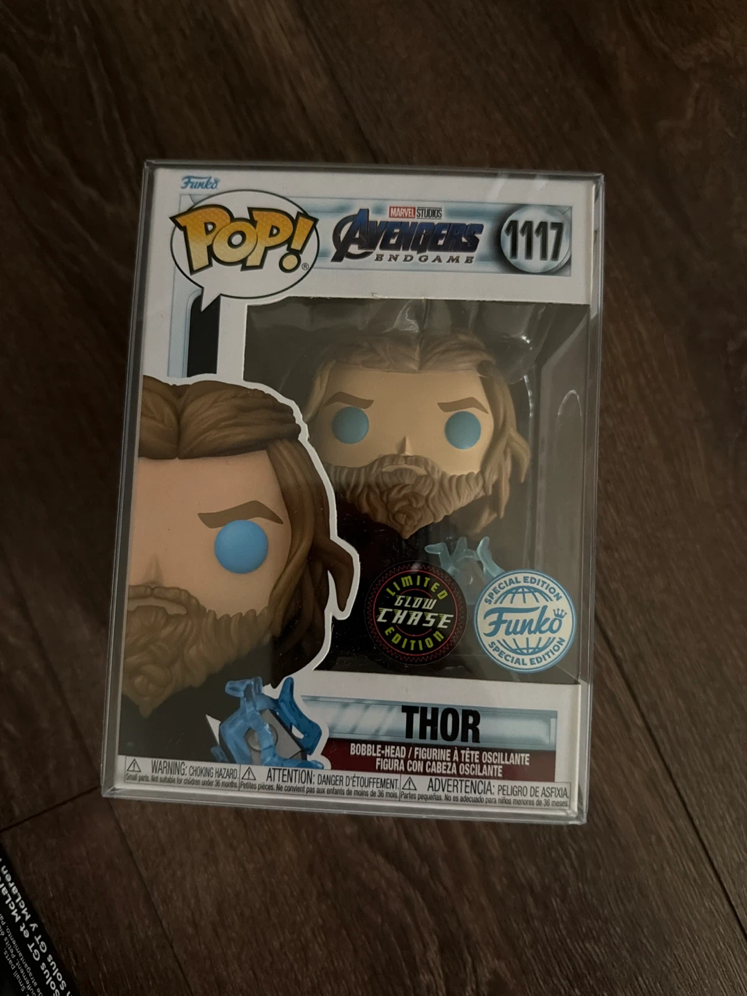 Funko Pop Marvel Avengers Endgame Thor 1117 Glow Chase