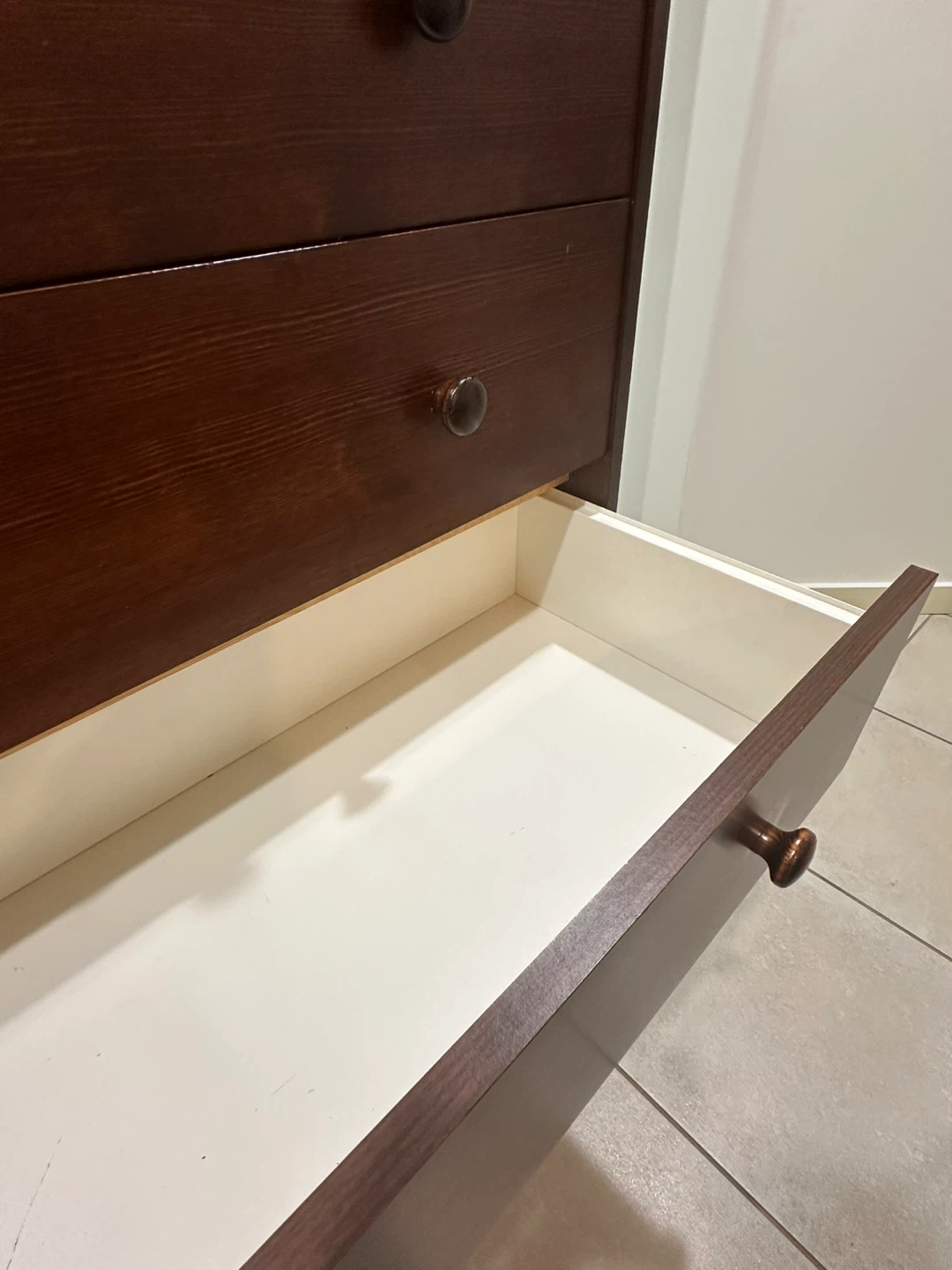 Dark Brown 6 Drawer Dresser - photo 3