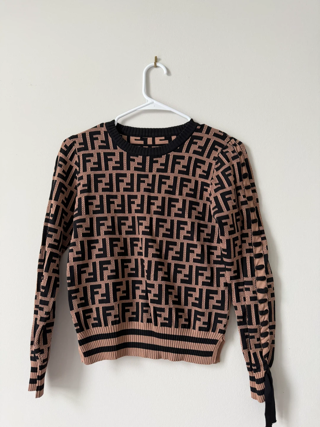 Fendi FF Logo Knit Sweater