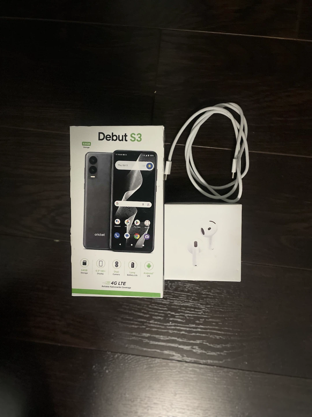 Cricket Debut S3 Phone bundle