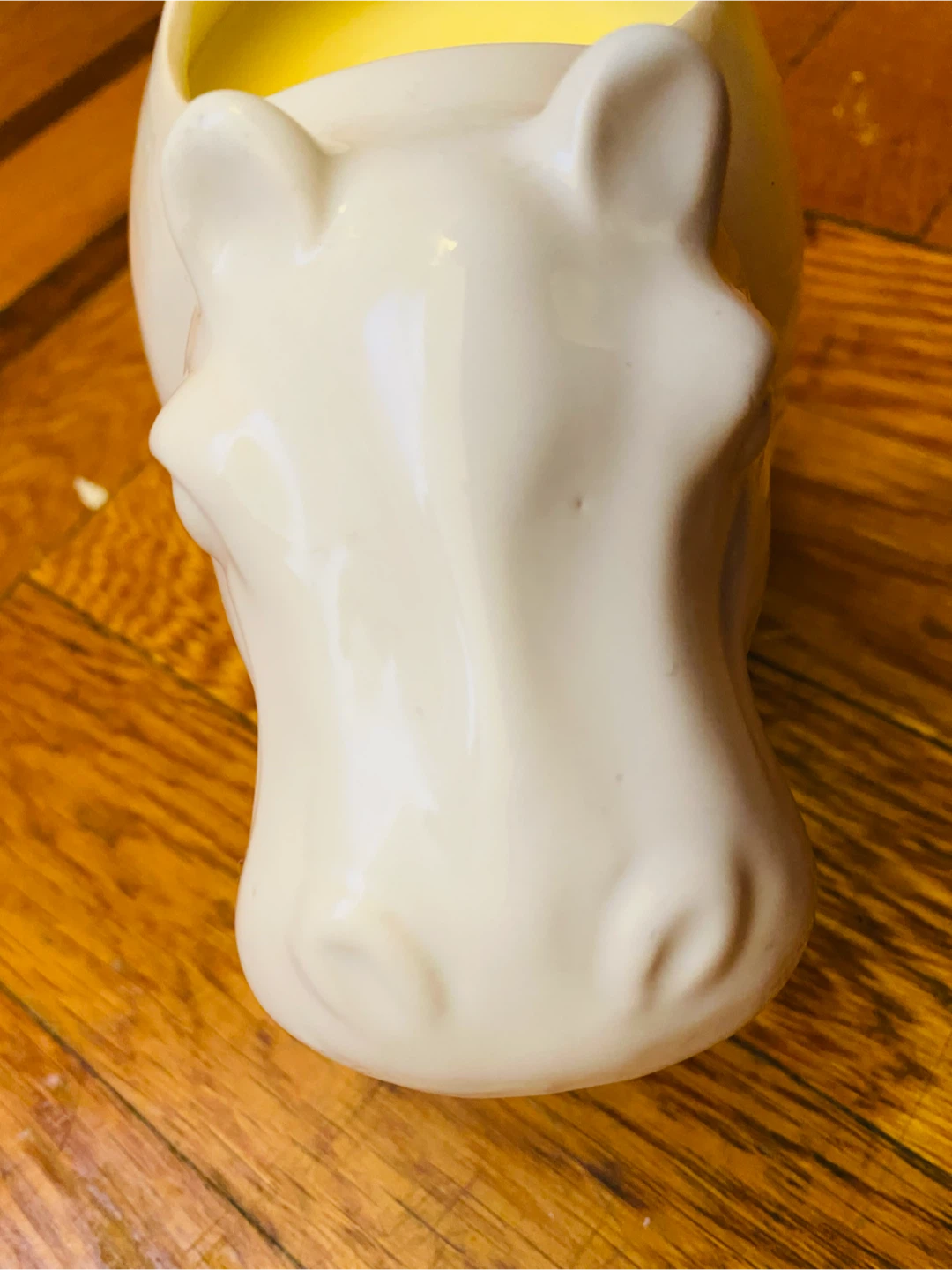 Hippo Shaped Ceramic Candle - photo 2