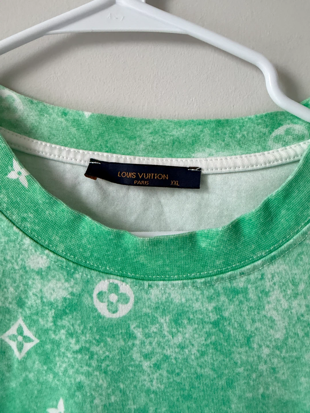 Louis Vuitton Green and White Monogram T-Shirt XXL - photo 2