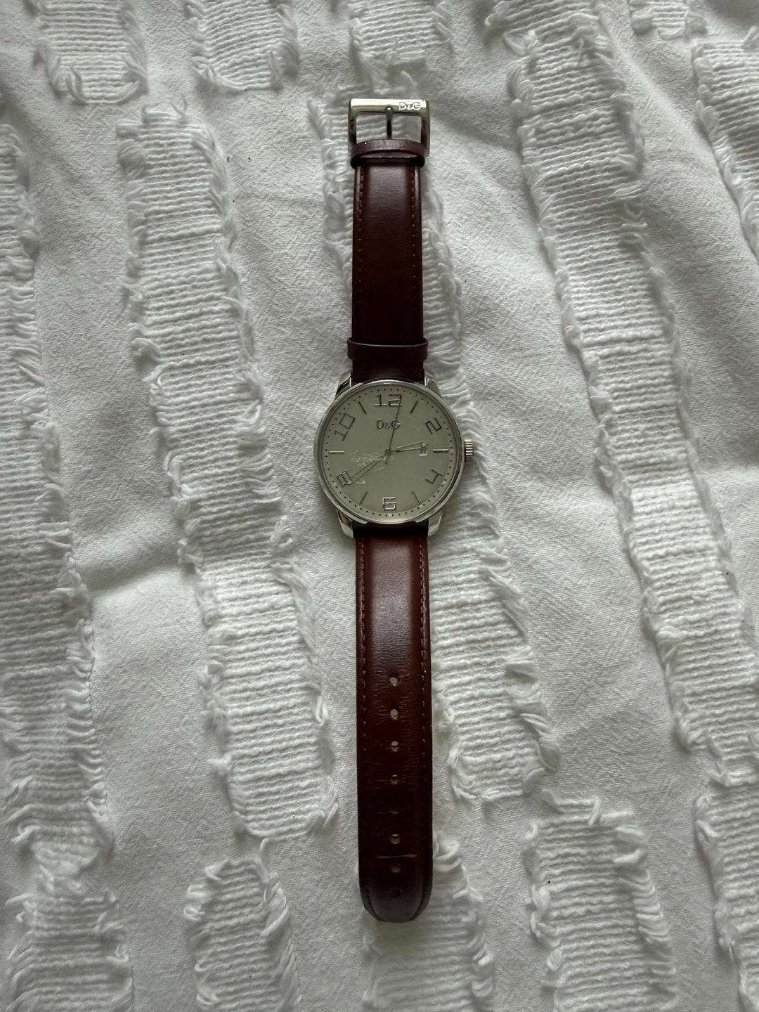 Dolce & Gabbana D&G Time Leather Strap Watch