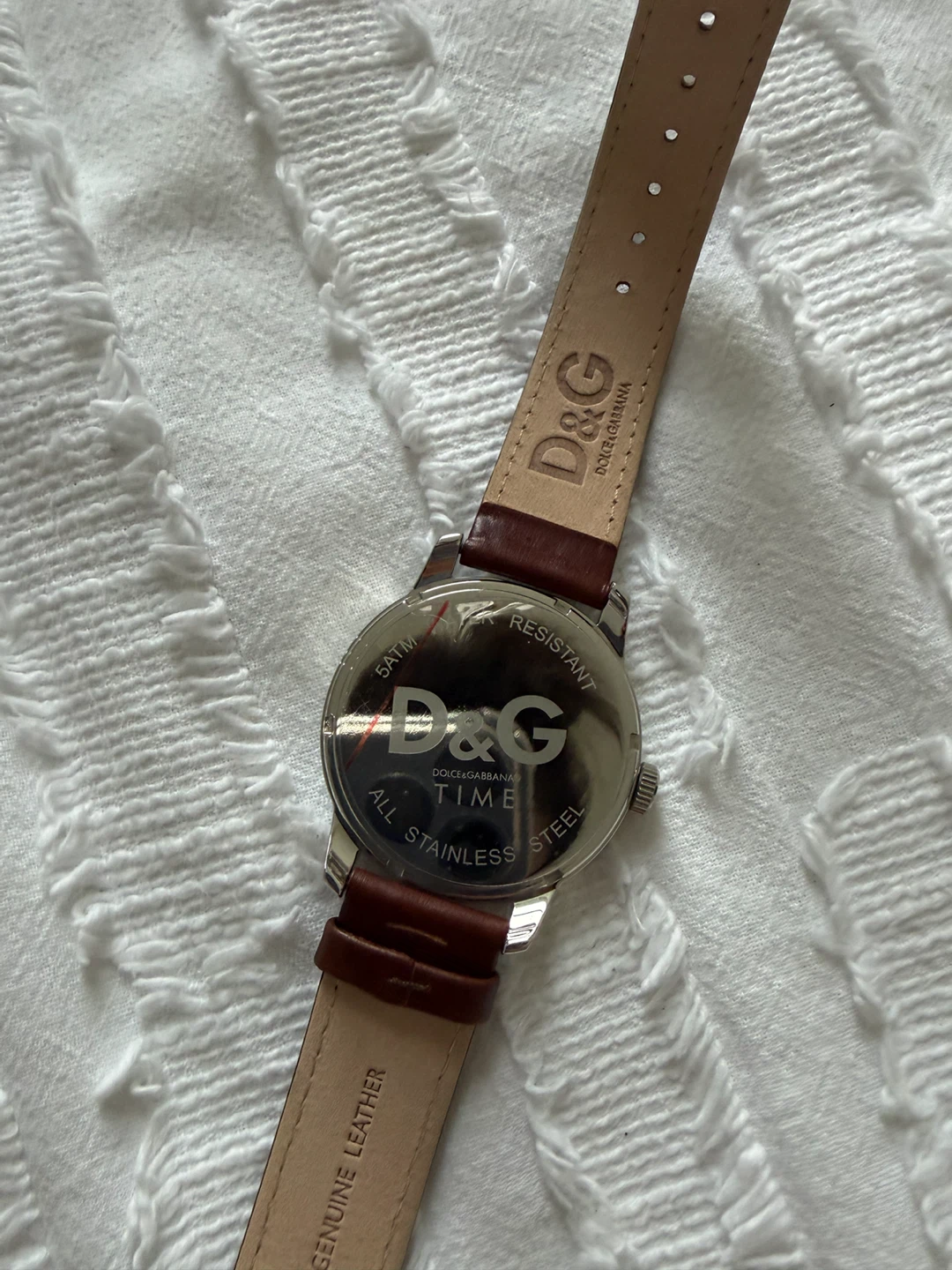 Dolce & Gabbana D&G Time Leather Strap Watch - photo 5