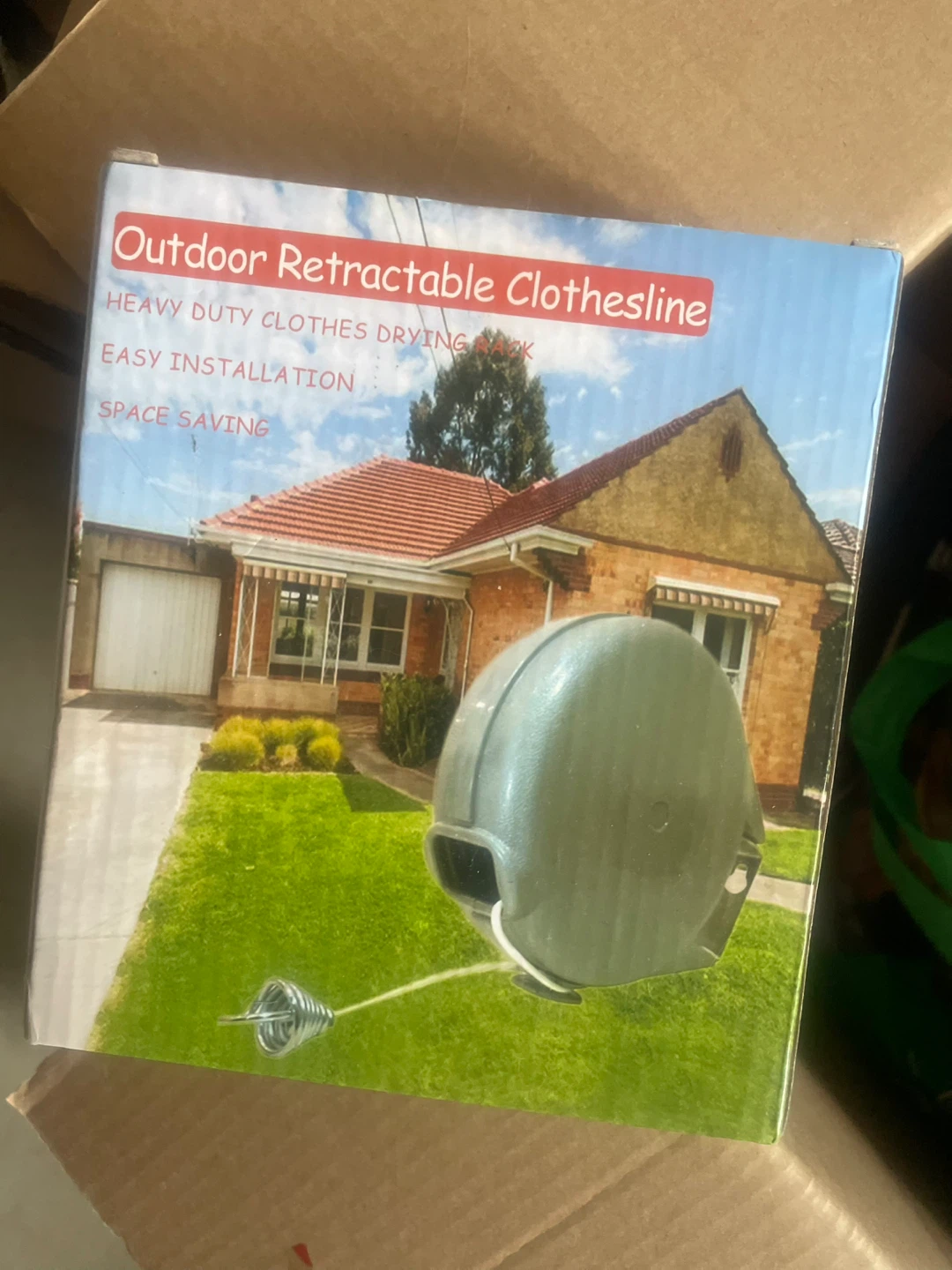 Outdoor Retractable Clothesline