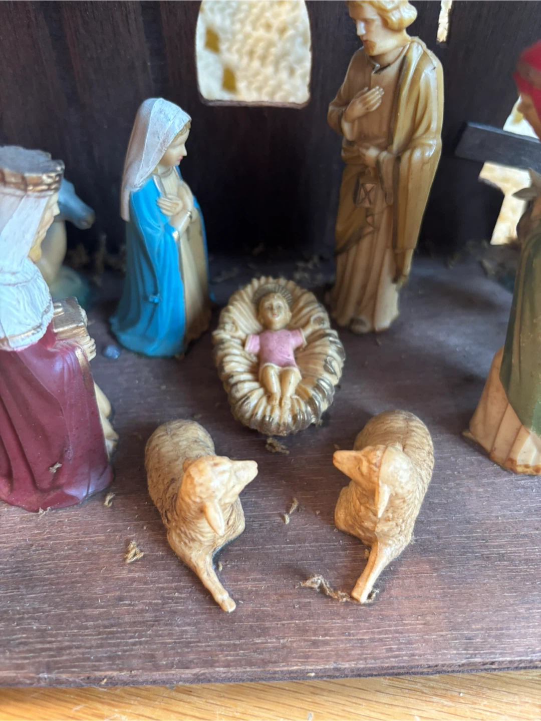 Vintage Wooden Nativity Set - photo 2