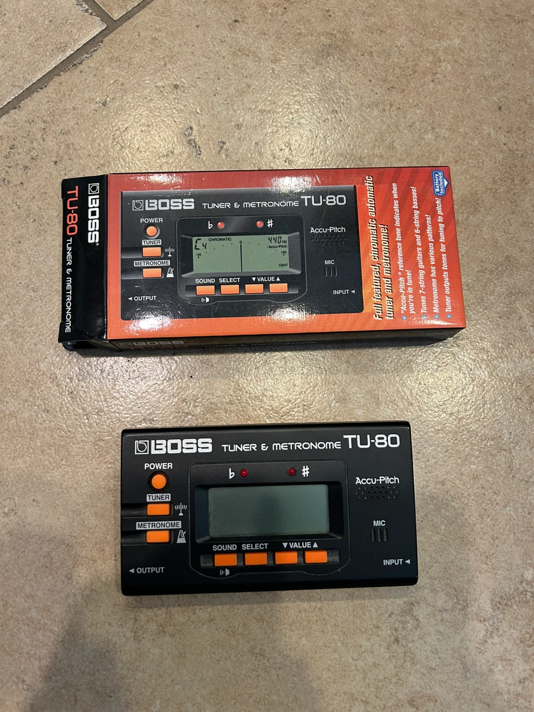 Boss TU-80 Tuner & Metronome