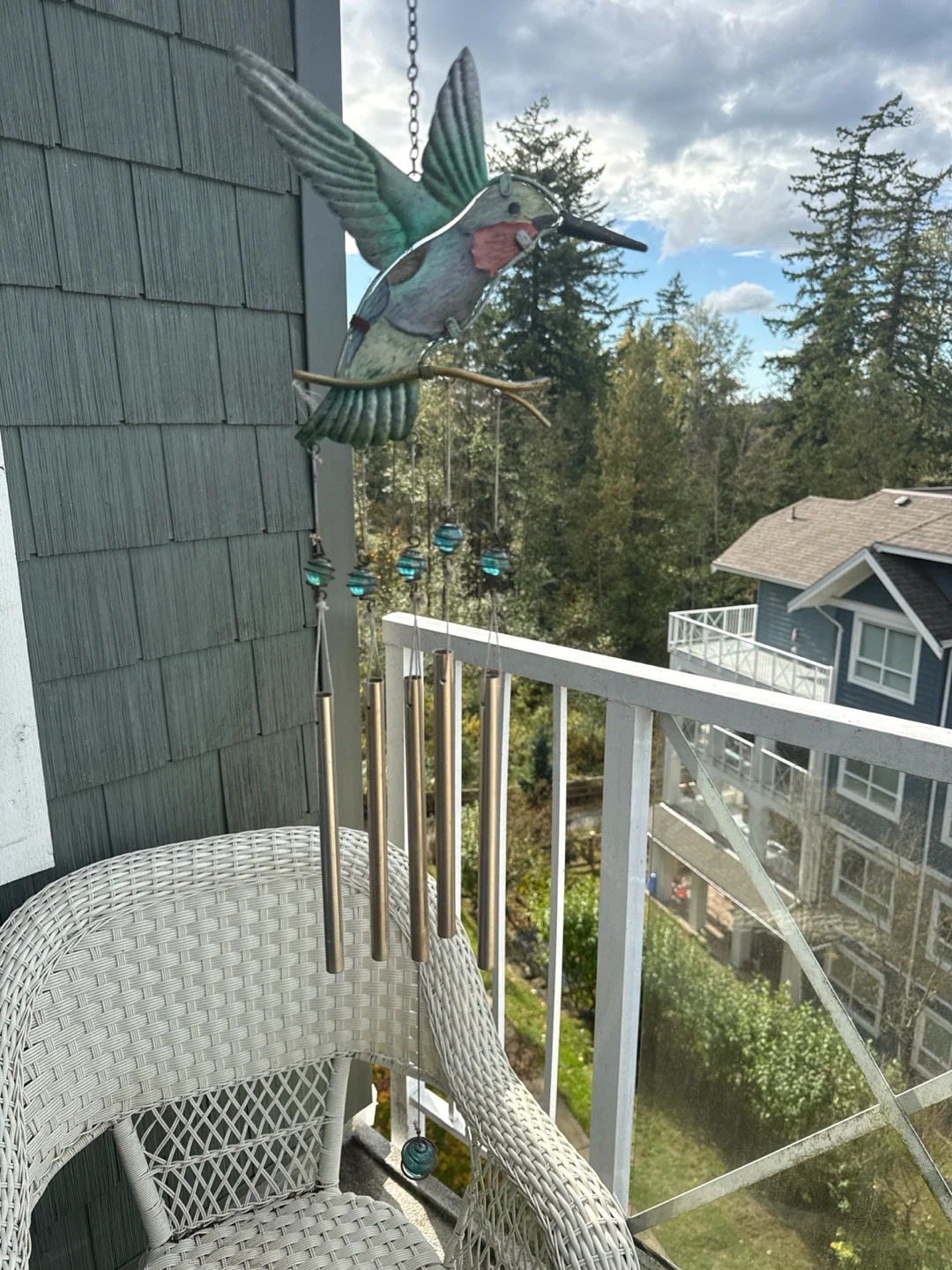 Hummingbird Metal Wind Chime