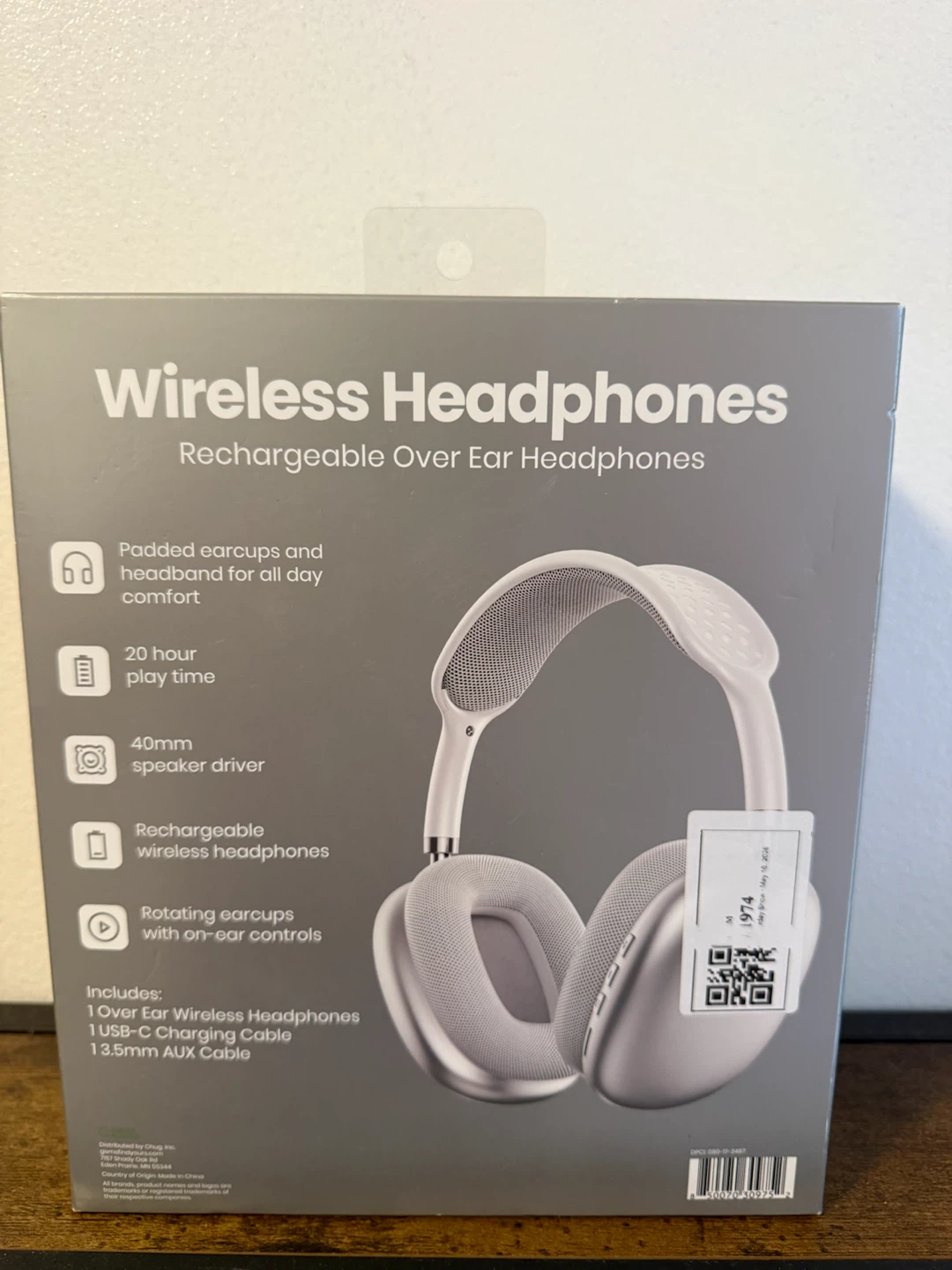Wireless Rechargeable Over-Ear Headphones - photo 2
