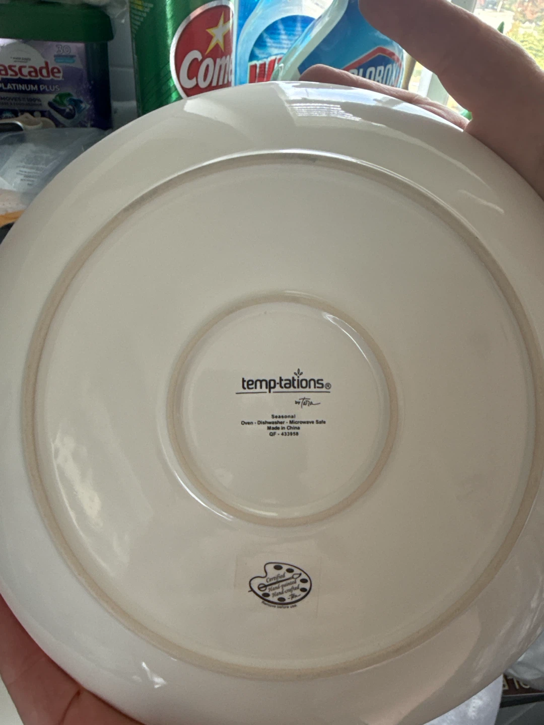 Temp-tations Paw Print Dinner Plate - photo 2