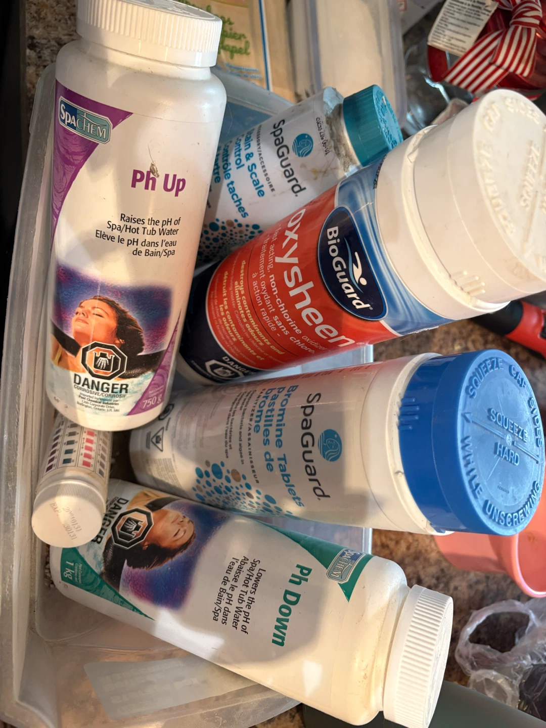 Spa chemicals