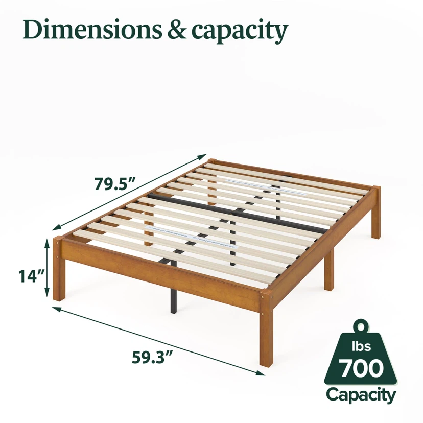 Zinus Queen Bed Frame - Ellie 14 Inch wooden - photo 2