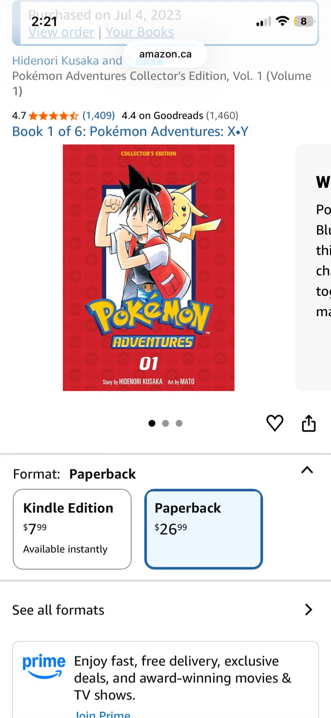 Manga Pokémon Adventures Collector's Edition Vol. 01a - photo 5