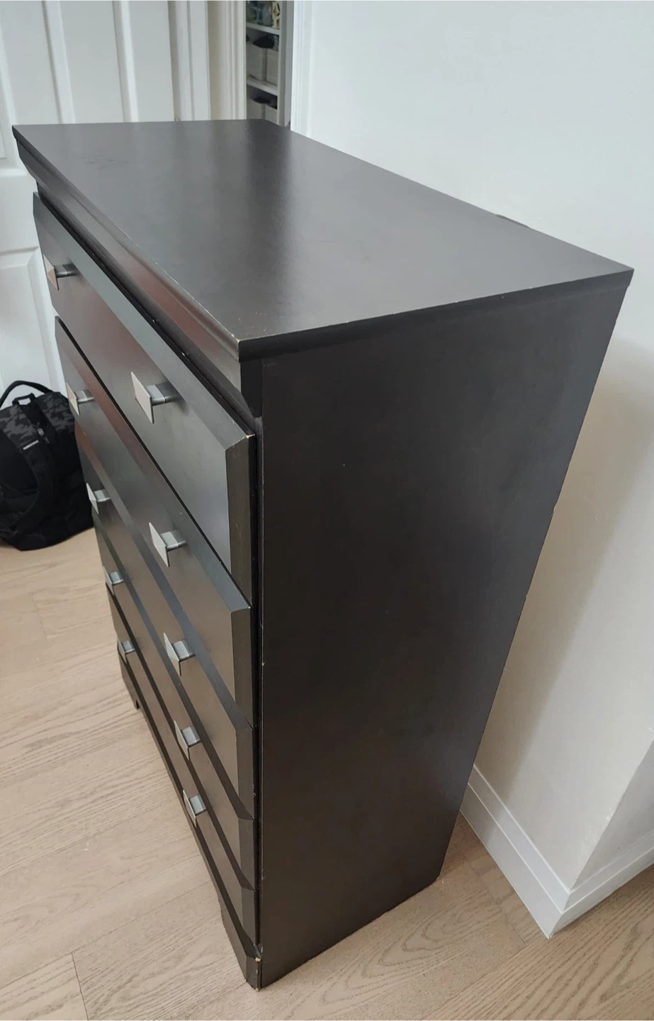 Black 5-Drawer Dresser - photo 2