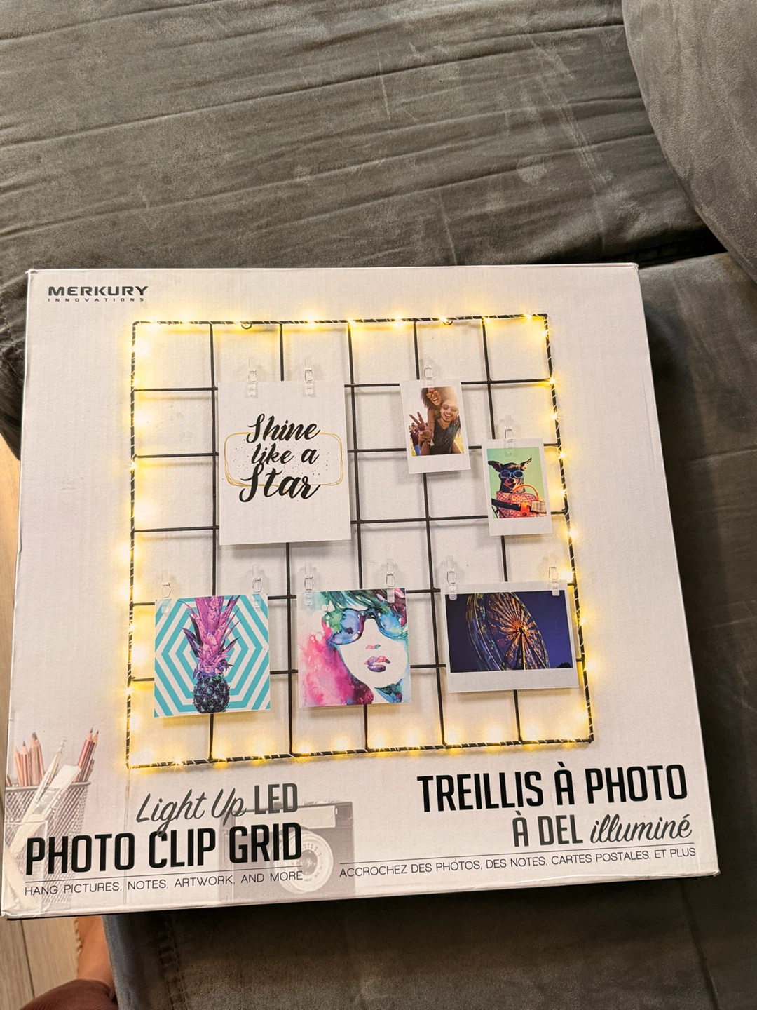Merkury Innovations LED Photo Clip Grid