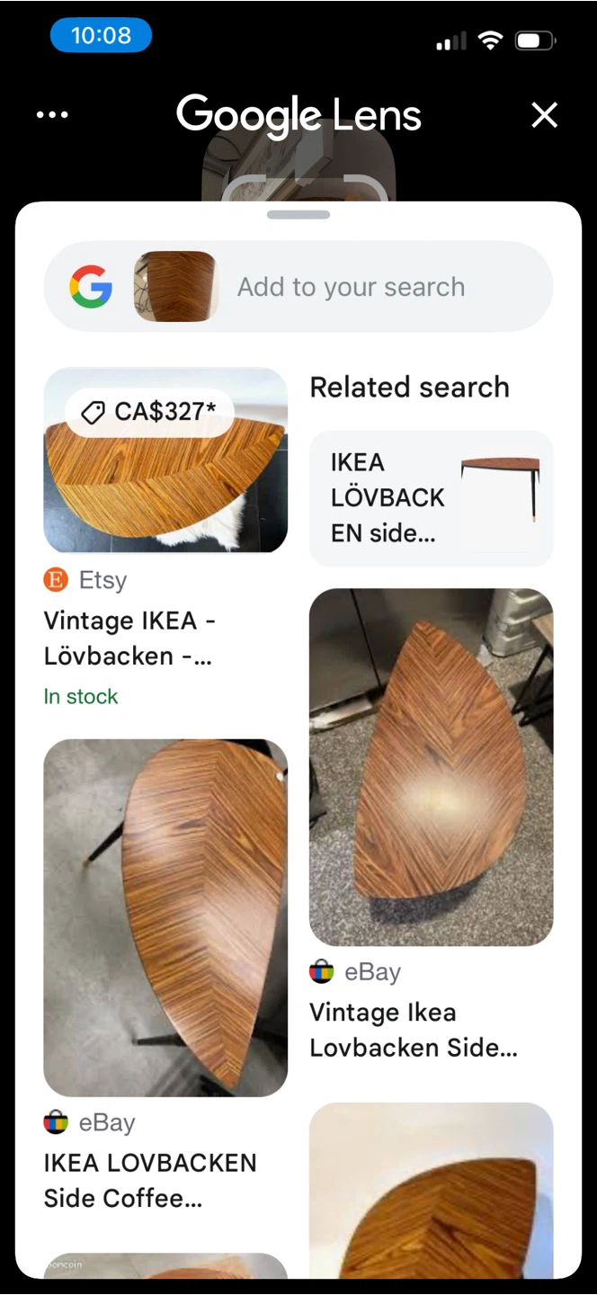 IKEA Lövbacken side table
