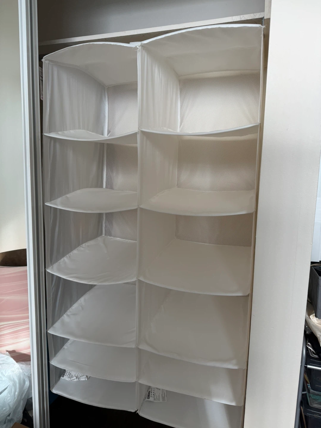 IKEA Hanging Closet Organizers, White - photo 3