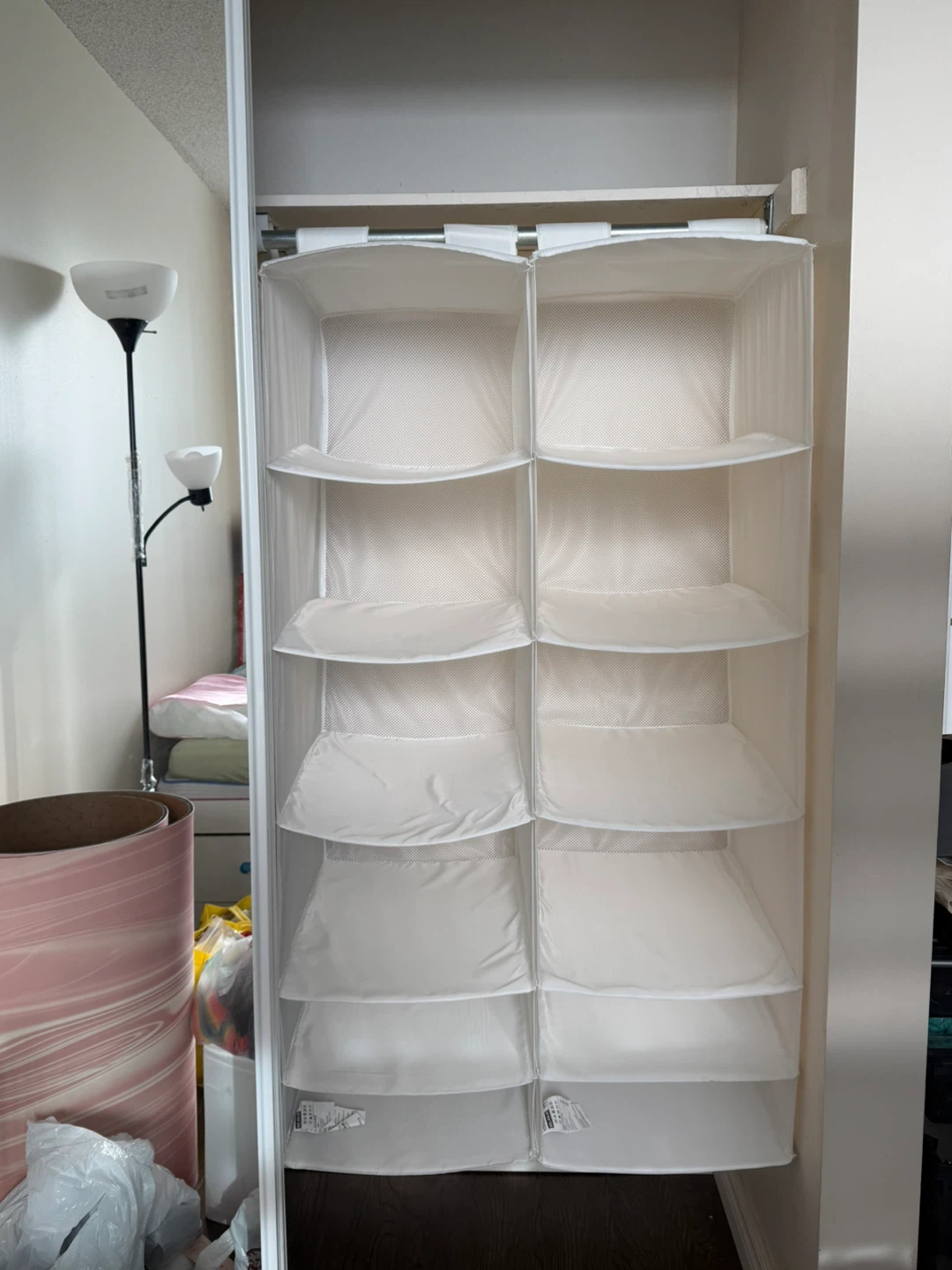 IKEA Hanging Closet Organizers, White