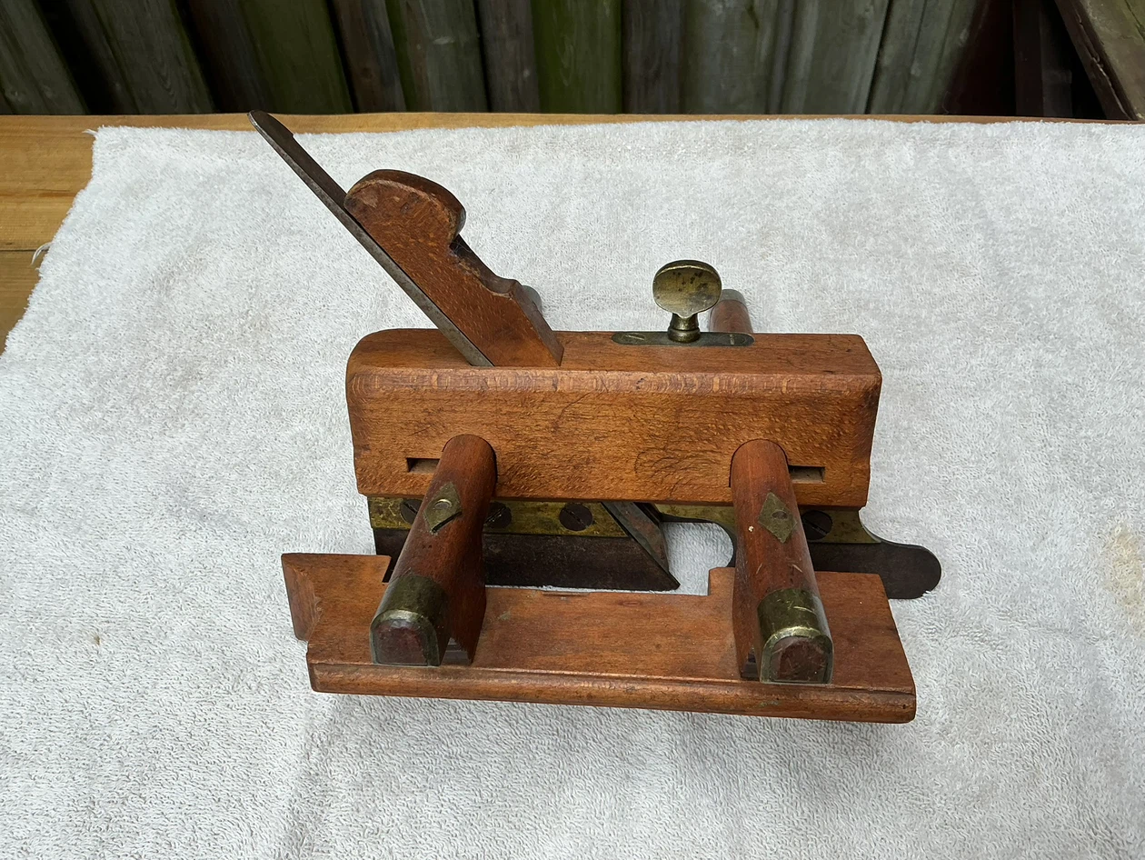 Antique Wooden Plow Plane ! - photo 3
