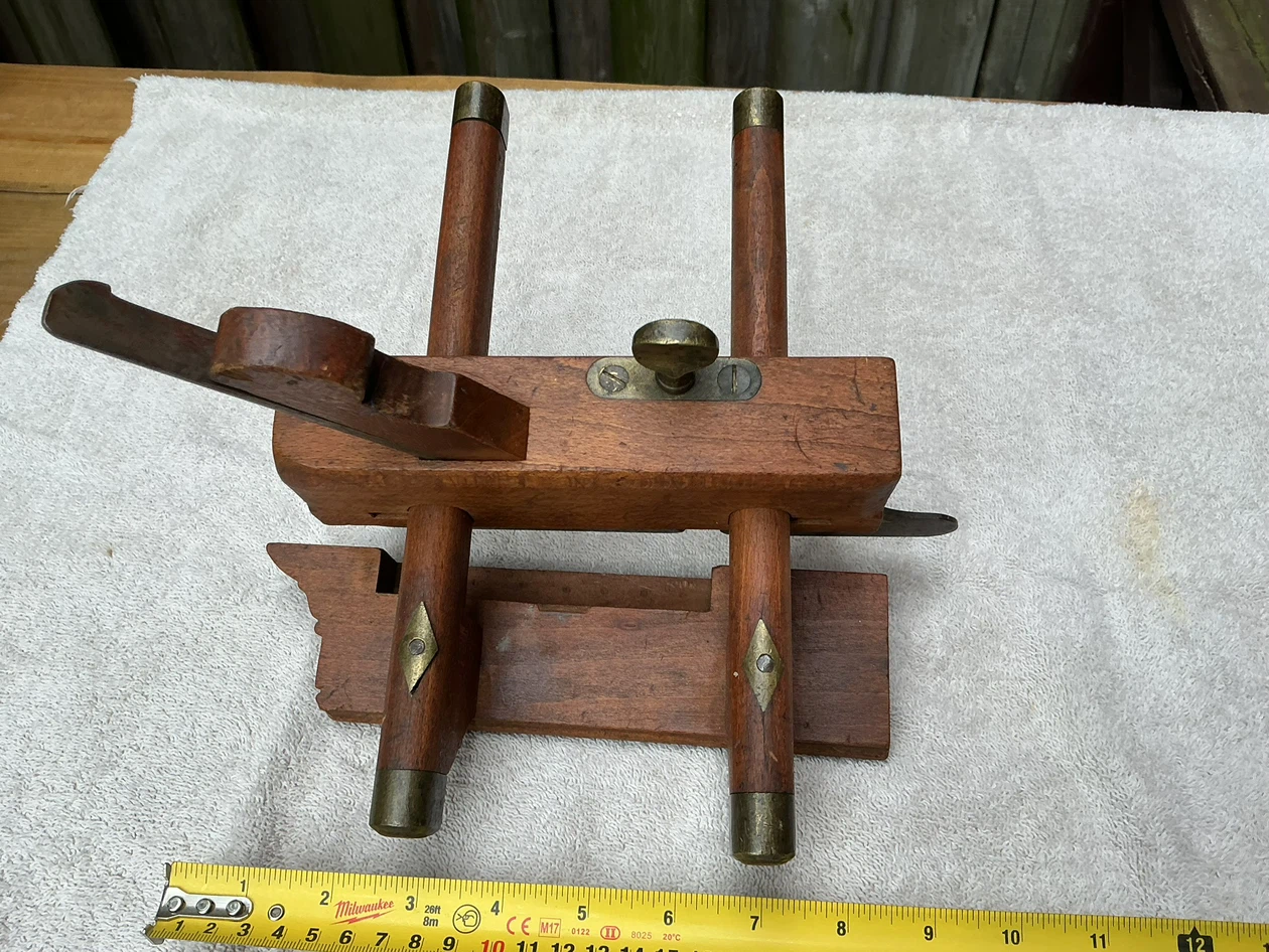 Antique Wooden Plow Plane ! - photo 4