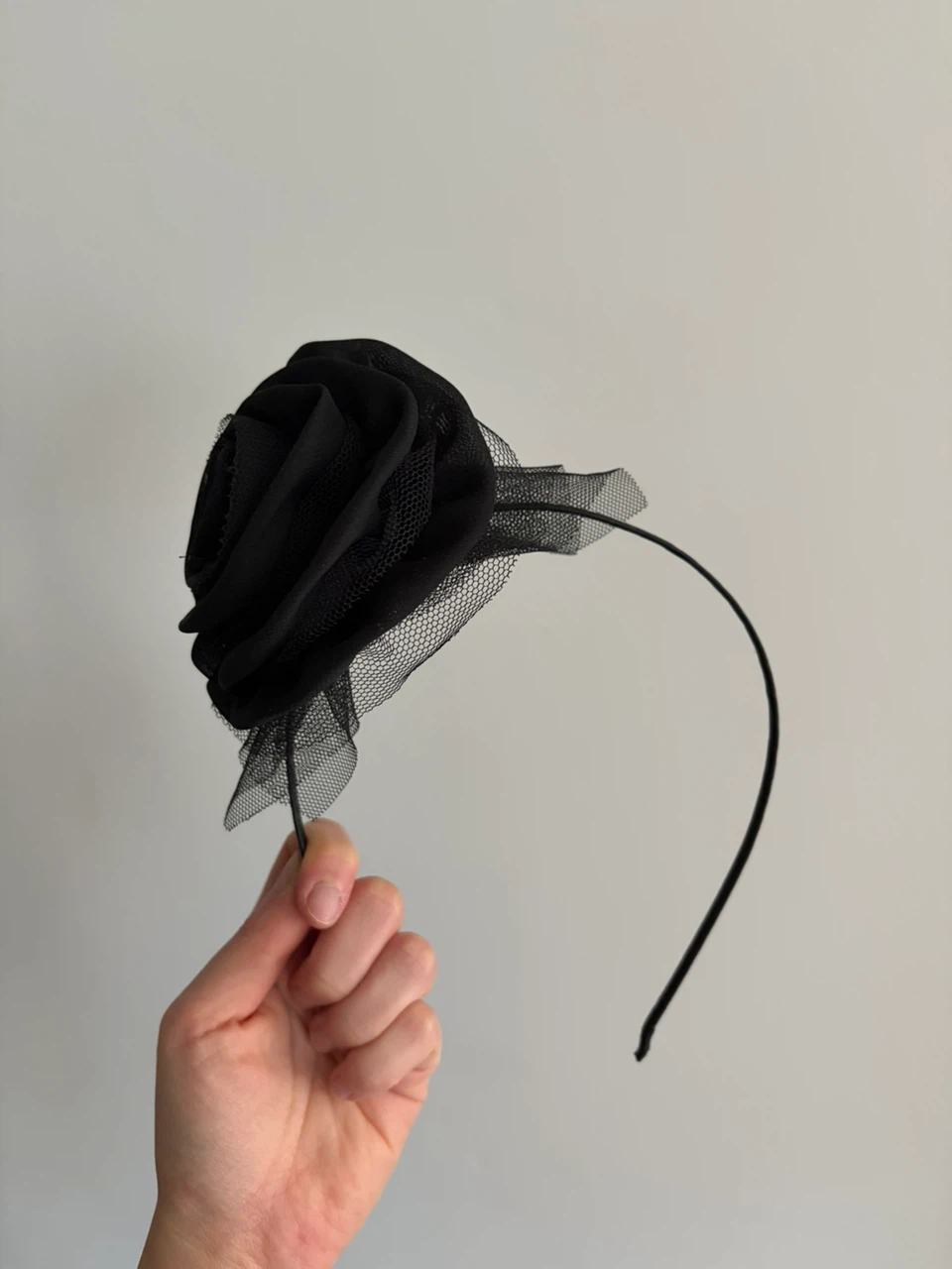 Black Rose + Floral Bow Headbands - photo 2