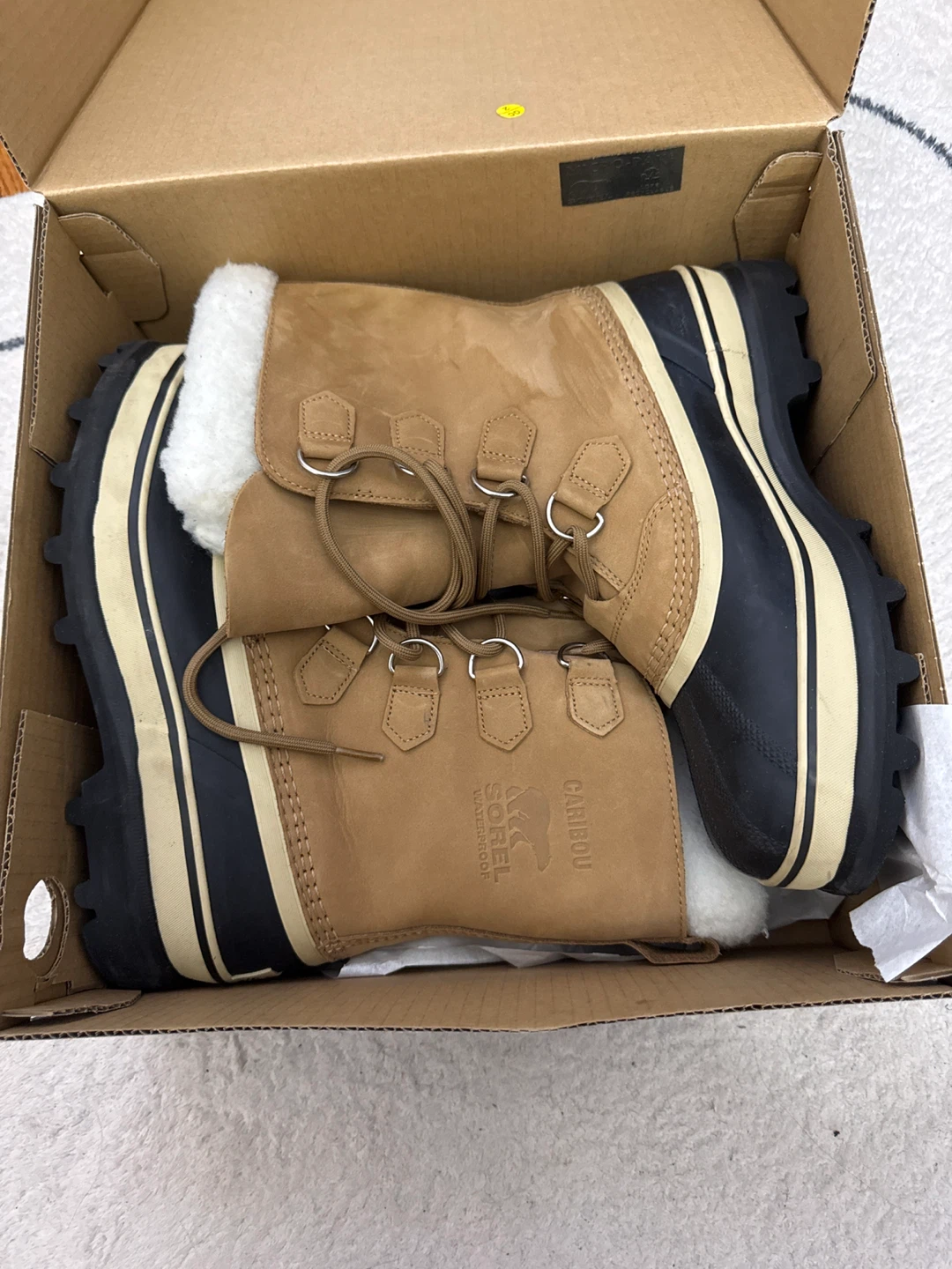 Sorel Caribou Women's Boots Buff Size 9