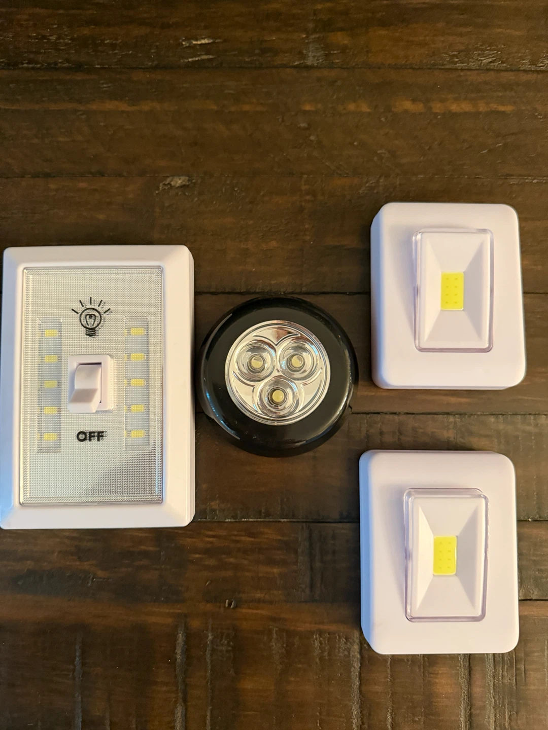 Set of 4 Assorted LED Lights