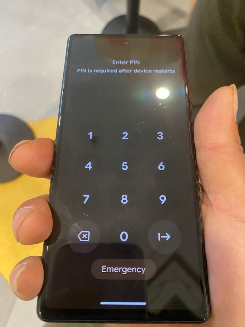 Google Pixel 6a Smartphone locked for parts